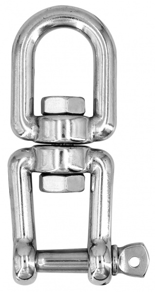 Wirbel Augen-Gabel aus Edelstahl V4A
