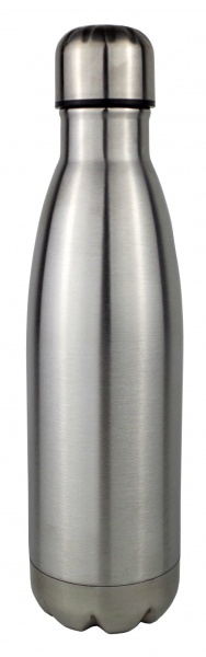 Gimex - Thermoflasche, 500ml, grau-metallic